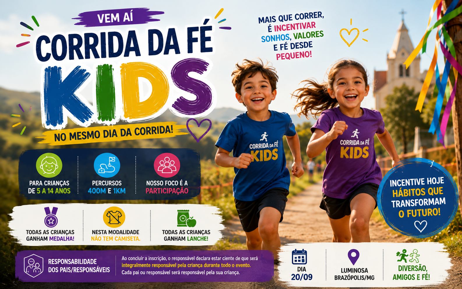 CORRIDA DA FÉ KIDS