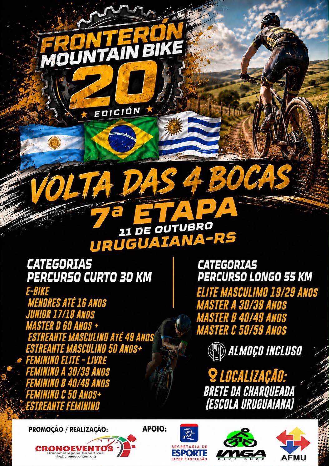 VOLTA DAS 4 BOCAS - 7ª ETAPA DO 20º FRONTEIRÃO DE MTB 2026