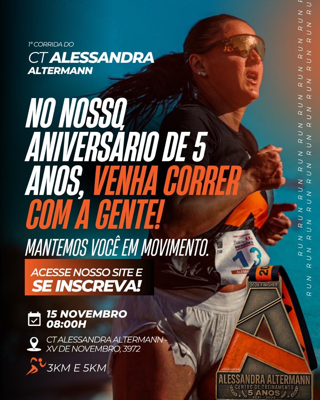 Corrida - 5 ANOS DO CT ALESSANDRA ALTERMANN
